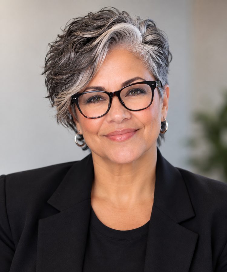 Illustrative portrait of a composite healthcare marketing leader